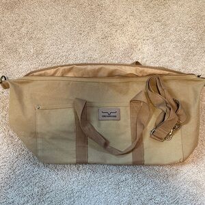 Kimes Ranch Tan Canvas Travel Bag